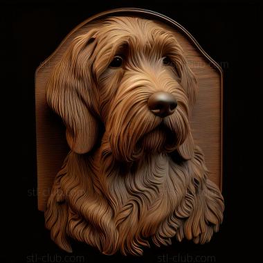 3D model st Otterhound dog (STL)